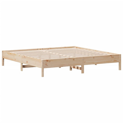Letto senza Materasso 180x200 cm in Legno Massello di Pino
