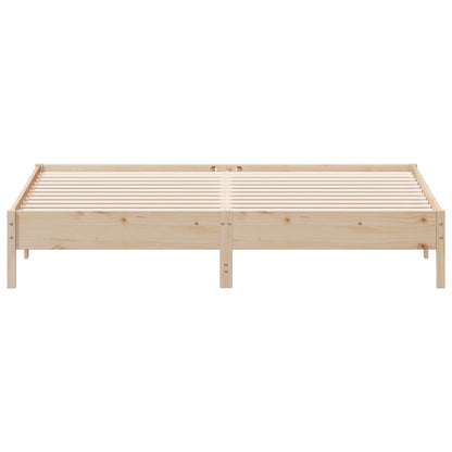 Letto senza Materasso 180x200 cm in Legno Massello di Pino