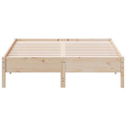 Letto senza Materasso 160x200 cm in Legno Massello di Pino