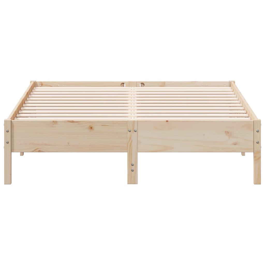 Letto senza Materasso 150x200 cm in Legno Massello di Pino