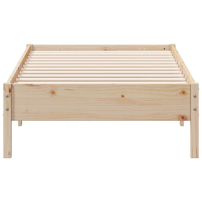Letto senza Materasso 90x200 cm in Legno Massello di Pino