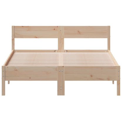 Letto senza Materasso 160x200 cm in Legno Massello di Pino