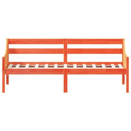 Dormeuse senza Materasso Marrone Cera 75x190 cm Legno di Pino