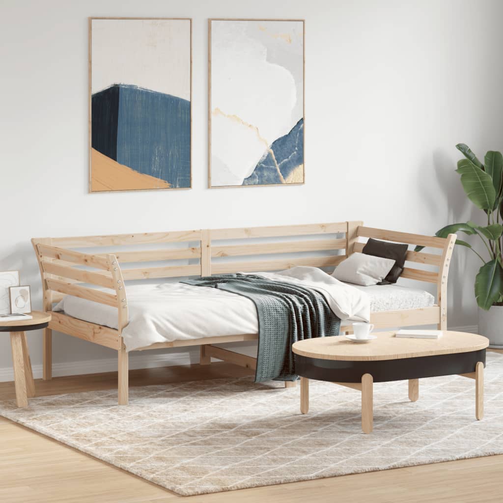 Dormeuse senza Materasso 75x190 cm in Legno Massello di Pino