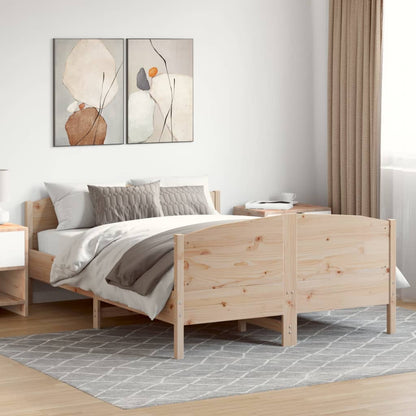 Giroletto senza Materasso 140x200 cm in Legno Massello di Pino