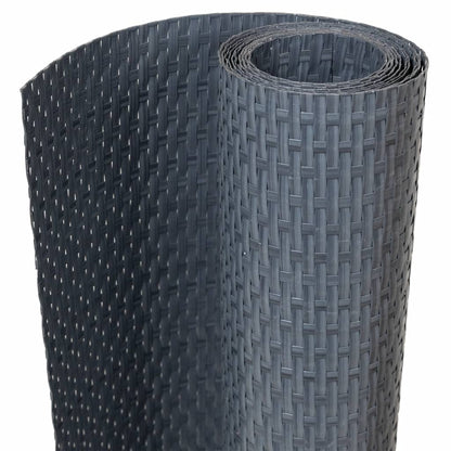 Paravento da Balcone Antracite 300x80 cm in Polyrattan