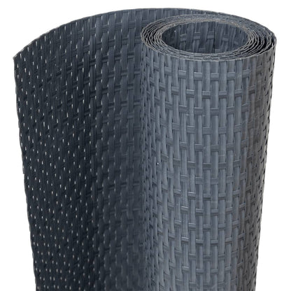 Paravento da Balcone Antracite 300x100 cm in Polyrattan
