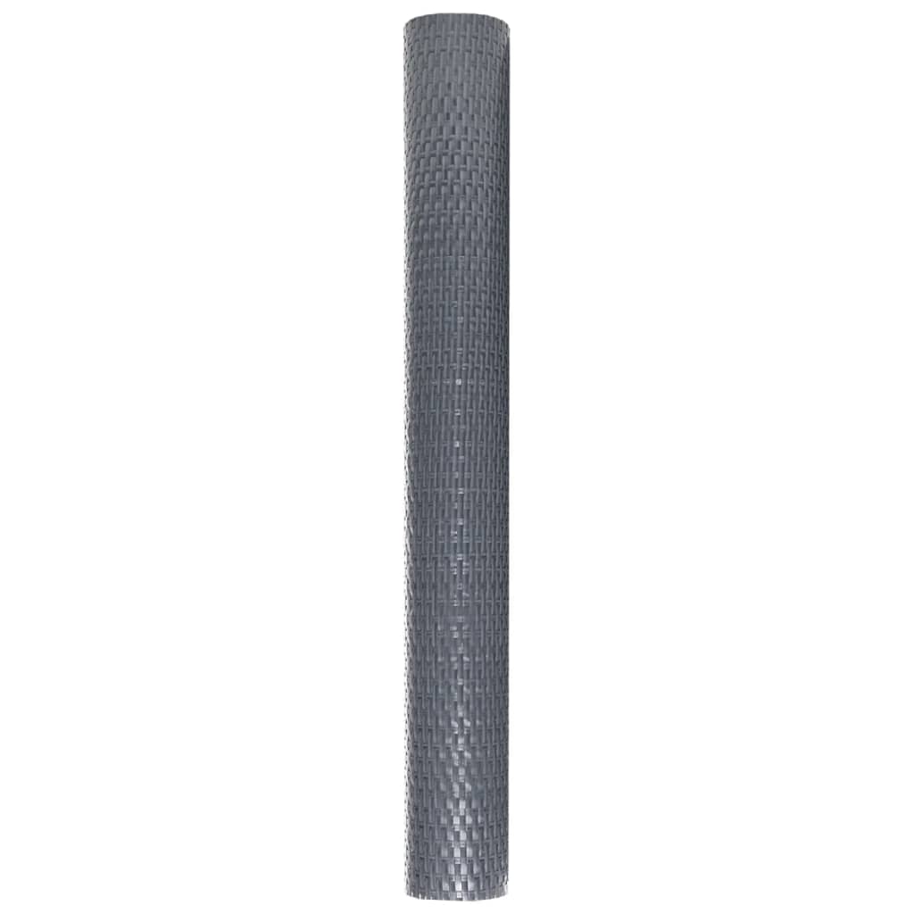 Paravento da Balcone Antracite 1000x80 cm in Polyrattan