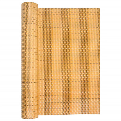 Paravento da Balcone Marrone Chiaro 400x90 cm in Polyrattan