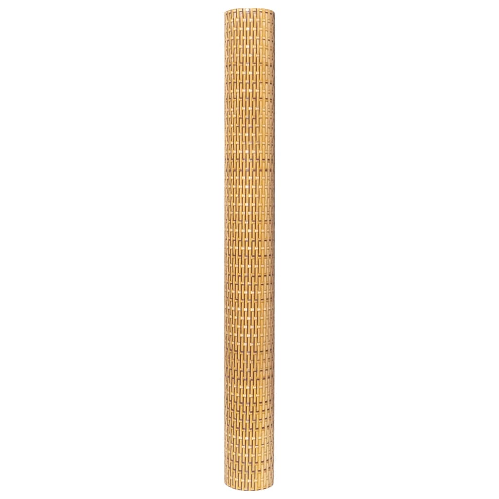 Paravento da Balcone Marrone Chiaro 400x100 cm in Polyrattan
