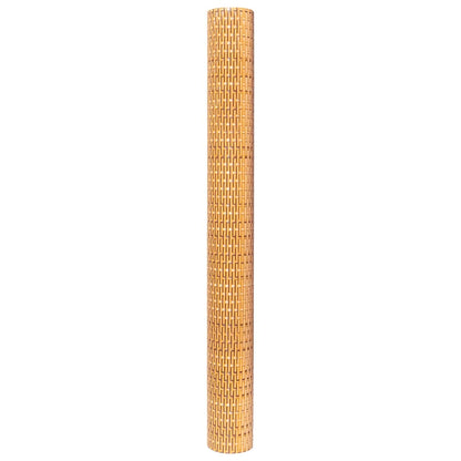 Paravento da Balcone Marrone Chiaro 500x100 cm in Polyrattan
