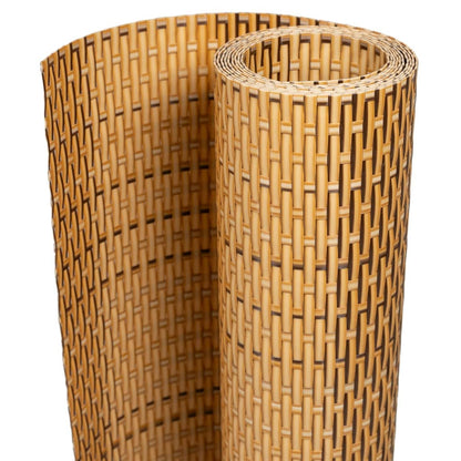 Paravento da Balcone Marrone Chiaro 600x80 cm in Polyrattan
