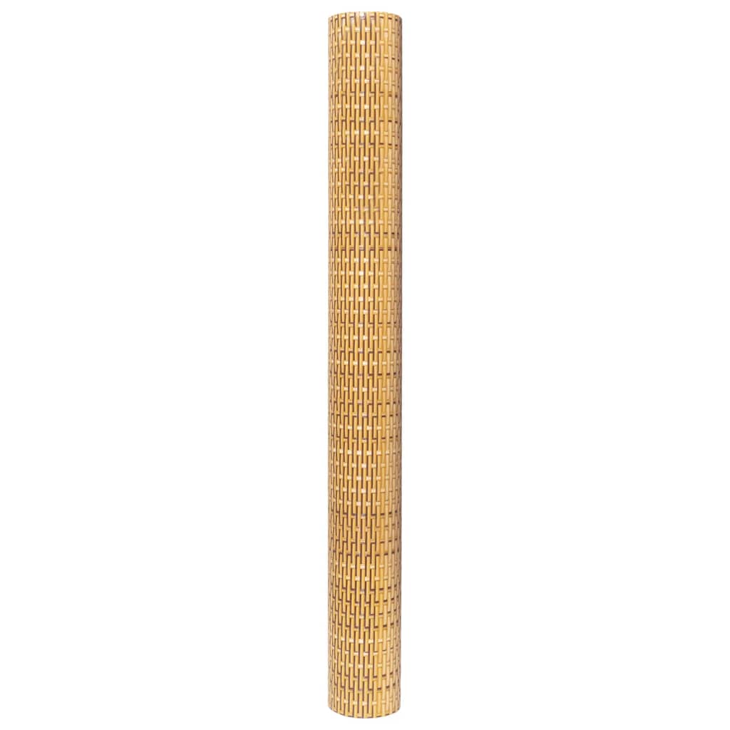 Paravento da Balcone Marrone Chiaro 600x90 cm in Polyrattan