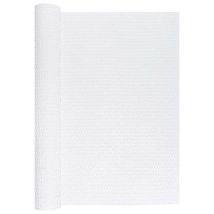 Paravento da Balcone Bianco 400x80 cm in Polyrattan
