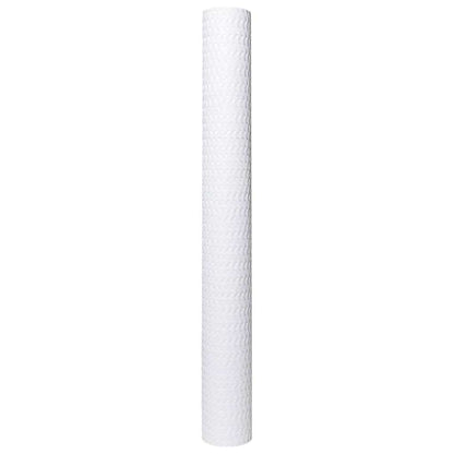 Paravento da Balcone Bianco 400x80 cm in Polyrattan