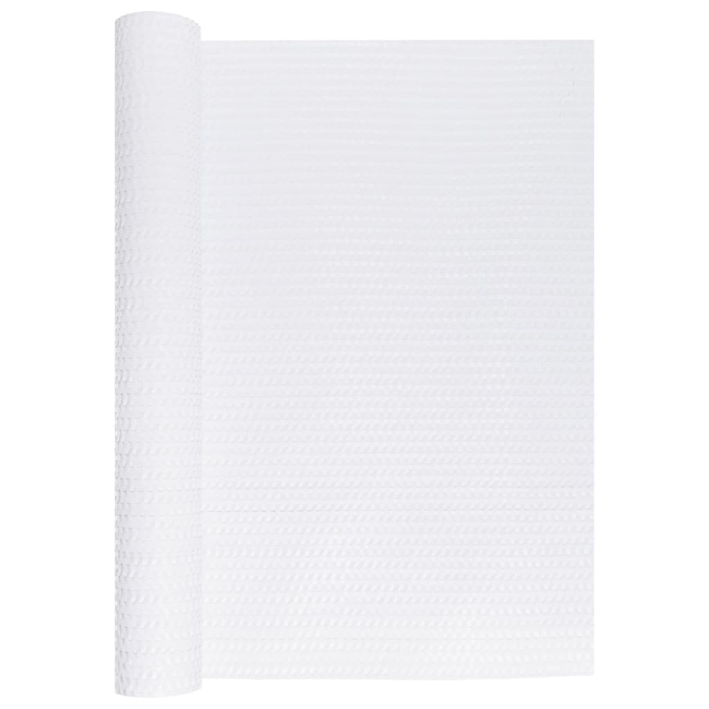 Paravento da Balcone Bianco 500x90 cm in Polyrattan
