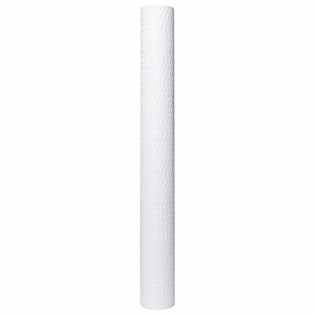 Paravento da Balcone Bianco 600x100 cm in Polyrattan