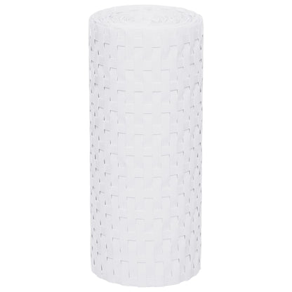 Schermi da Balcone 10 pz Bianchi 255x19 cm in Polyrattan
