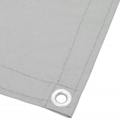 Paravento Balcone Grigio chiaro 75x600cm 100% Poliestere Oxford