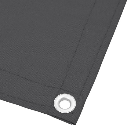 Paravento da Balcone Antracite 75x800 cm 100% Poliestere Oxford