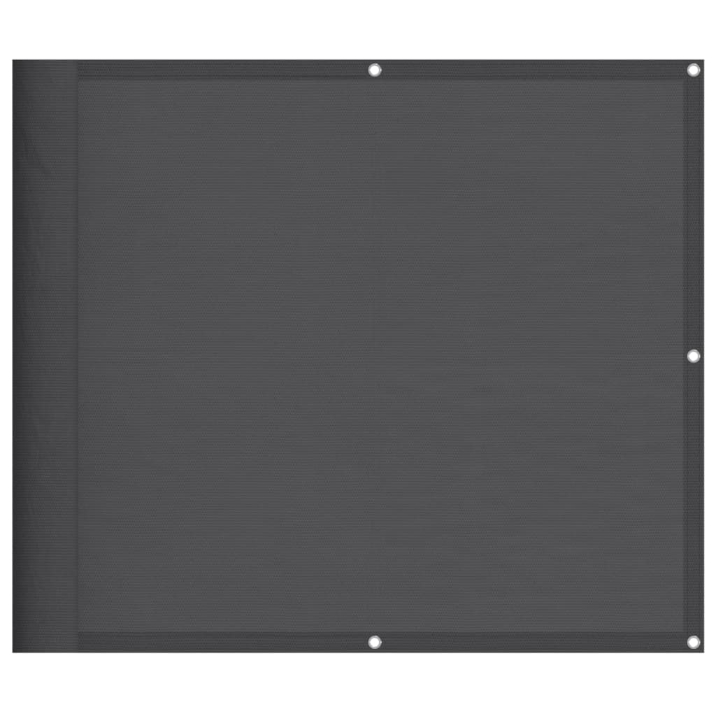 Paravento da Balcone Antracite 90x800 cm 100% Poliestere Oxford