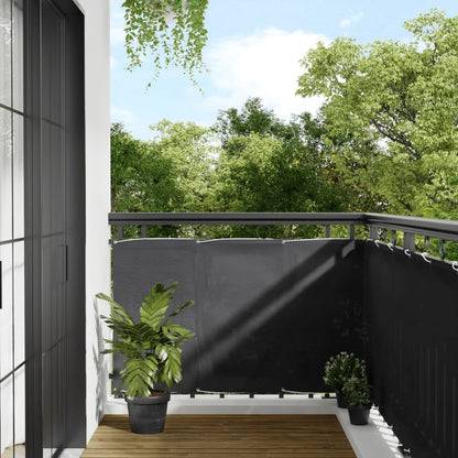 Paravento da Balcone Antracite 90x800 cm 100% Poliestere Oxford