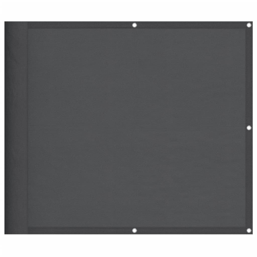 Paravento da Balcone Antracite 90x1000cm 100% Poliestere Oxford