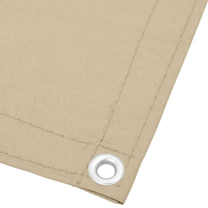 Paravento da Balcone Beige 120x1000 cm 100% Poliestere Oxford