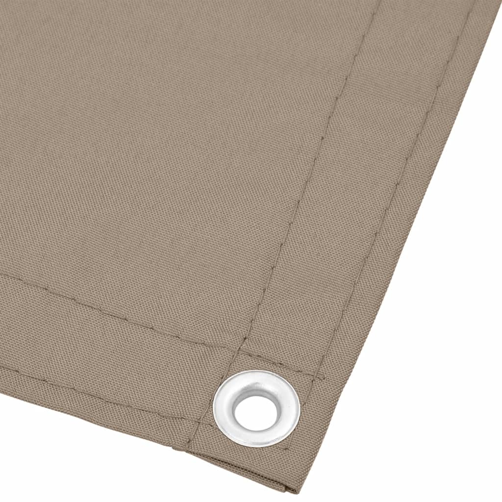 Paravento da Balcone Tortora 90x700 cm 100% Poliestere Oxford