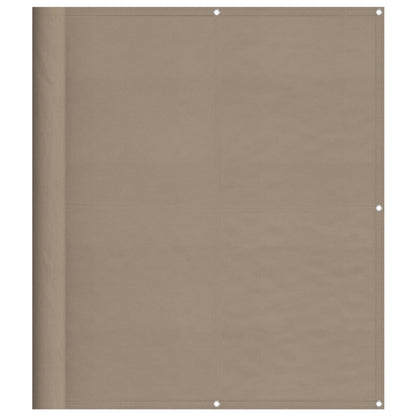Paravento da Balcone Tortora 120x1000 cm 100% Poliestere Oxford