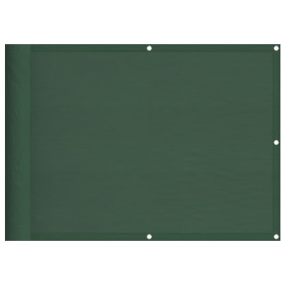Paravento Balcone Verde Scuro 75x700 cm 100% Poliestere Oxford