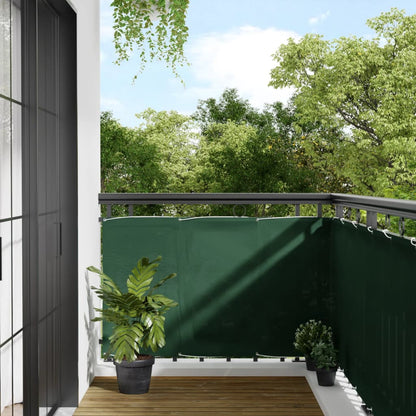 Paravento Balcone Verde Scuro 90x700 cm 100% Poliestere Oxford