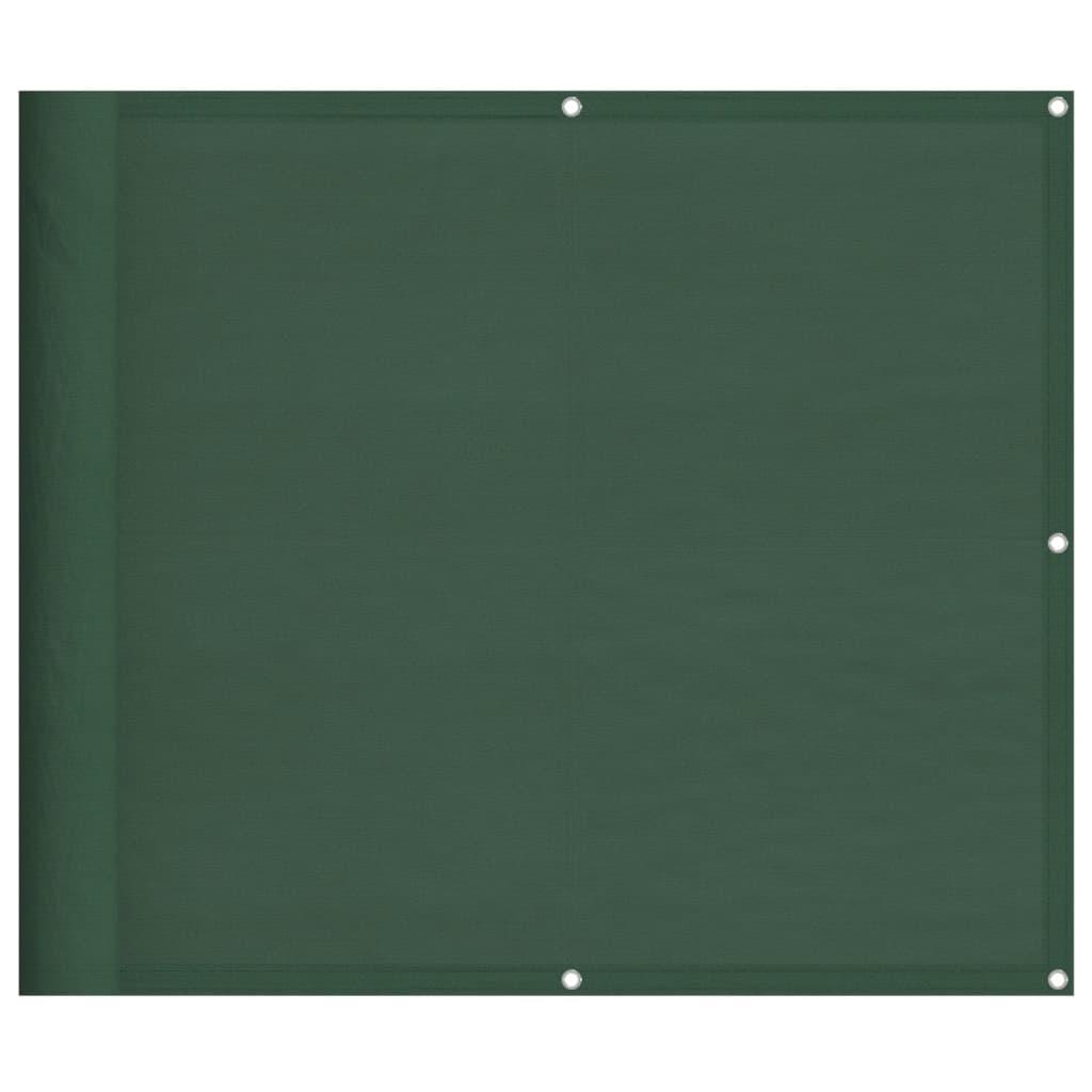Paravento Balcone Verde Scuro 90x800 cm 100% Poliestere Oxford