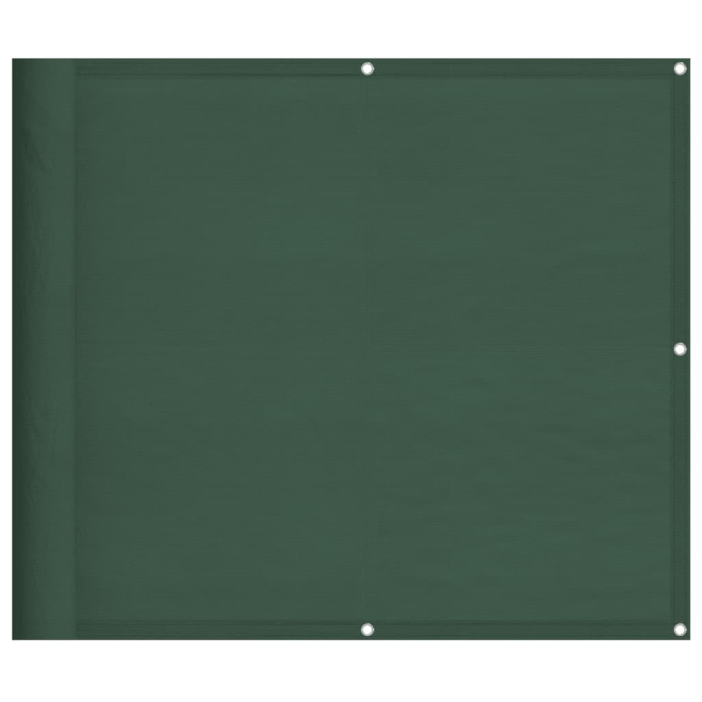 Paravento Balcone Verde Scuro 90x1000 cm 100% Poliestere Oxford