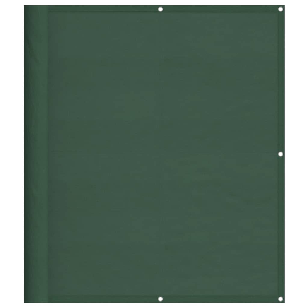 Paravento Balcone Verde Scuro 120x700 cm 100% Poliestere Oxford