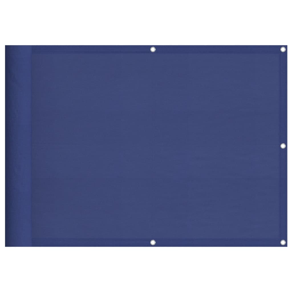 Paravento da Balcone Blu 75x700 cm 100% Poliestere Oxford