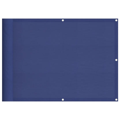 Paravento da Balcone Blu 75x700 cm 100% Poliestere Oxford