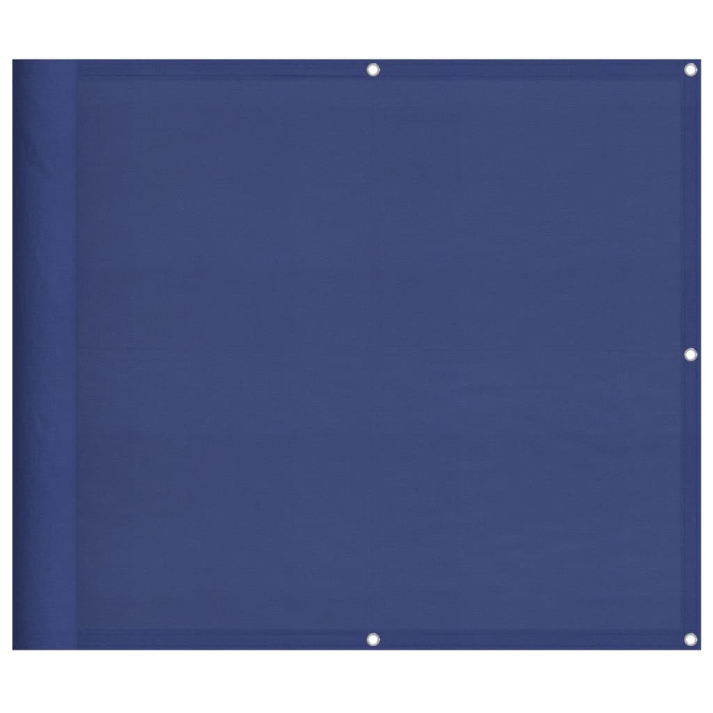 Paravento da Balcone Blu 90x700 cm 100% Poliestere Oxford