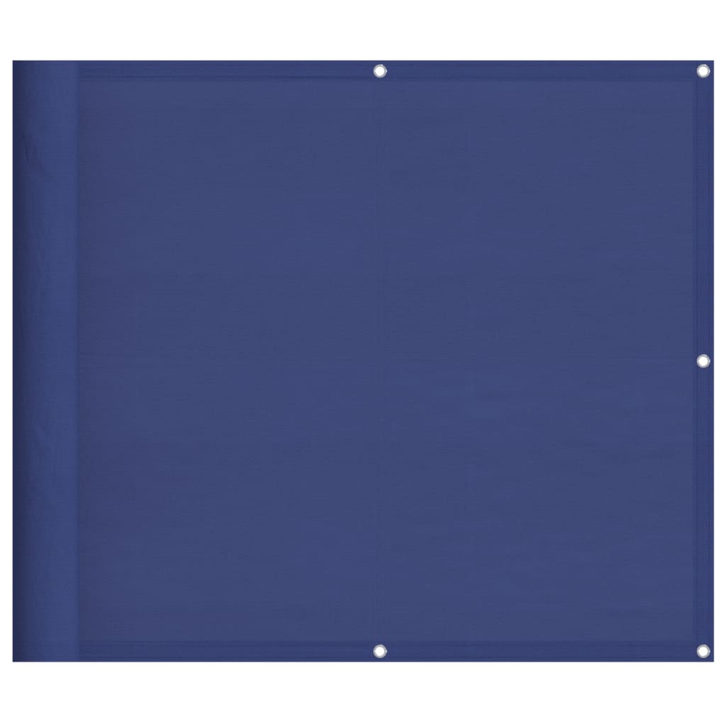 Paravento da Balcone Blu 90x800 cm 100% Poliestere Oxford
