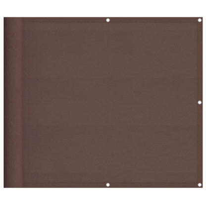 Paravento da Balcone Marrone 90x1000 cm 100% Poliestere Oxford