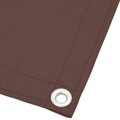 Paravento da Balcone Marrone 90x1000 cm 100% Poliestere Oxford