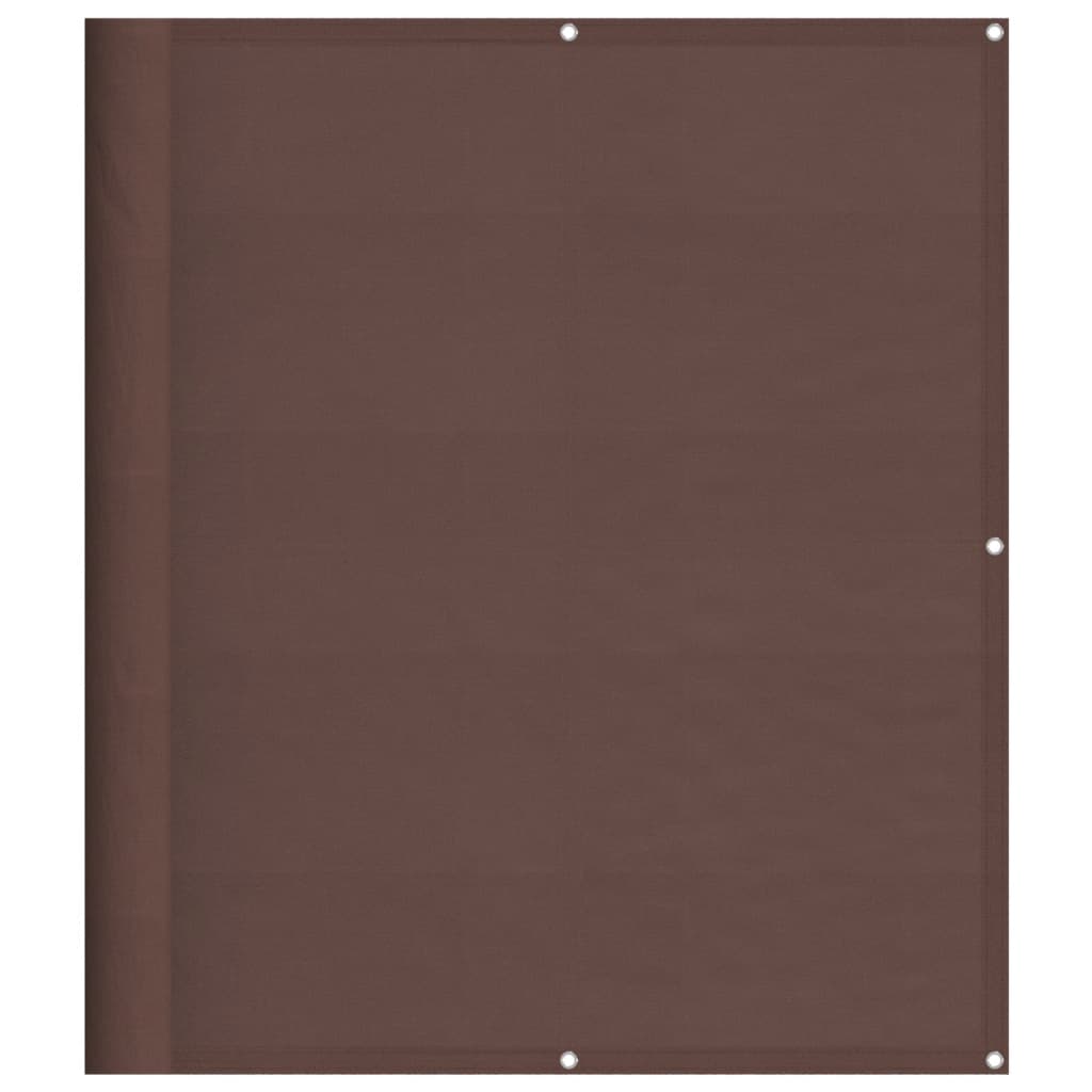 Paravento da Balcone Marrone 120x800 cm 100% Poliestere Oxford