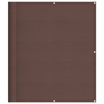 Paravento da Balcone Marrone 120x800 cm 100% Poliestere Oxford