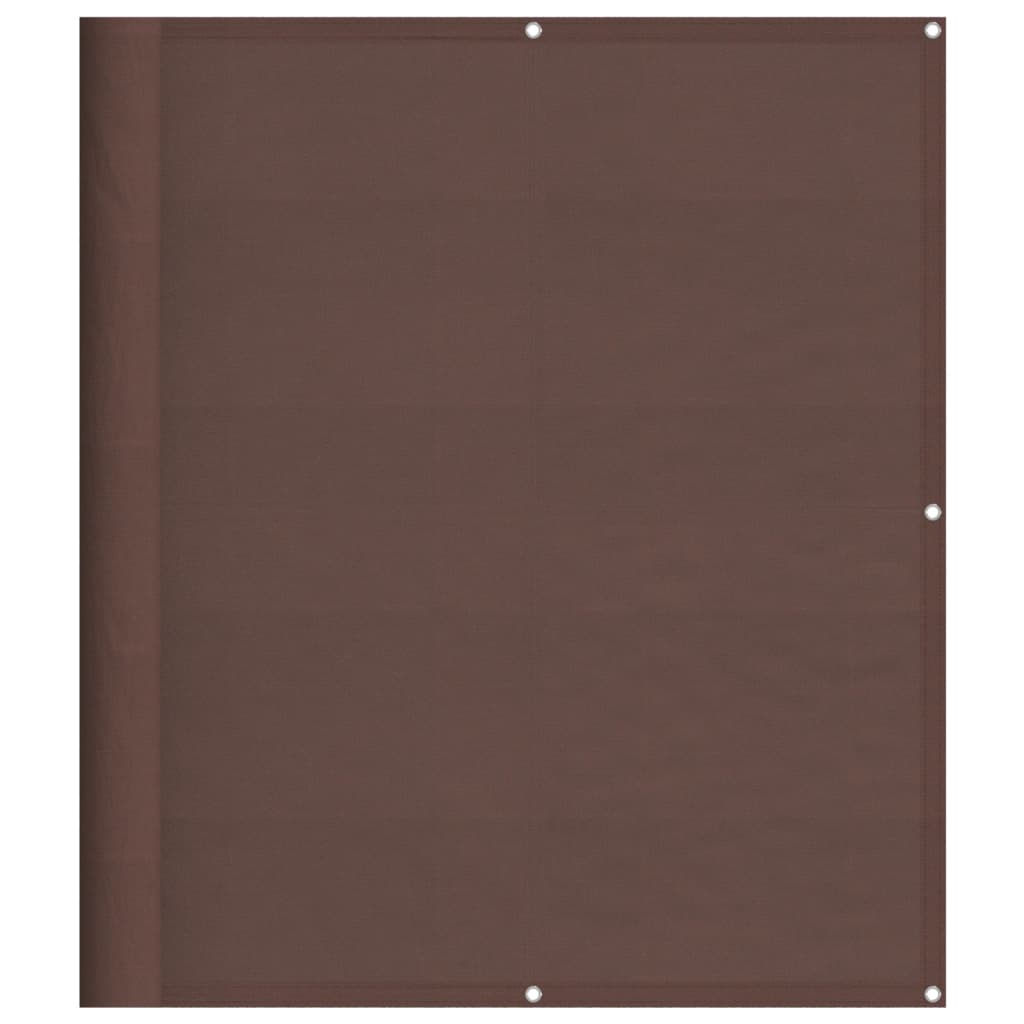 Paravento da Balcone Marrone 120x1000 cm 100% Poliestere Oxford