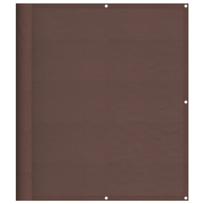 Paravento da Balcone Marrone 120x1000 cm 100% Poliestere Oxford
