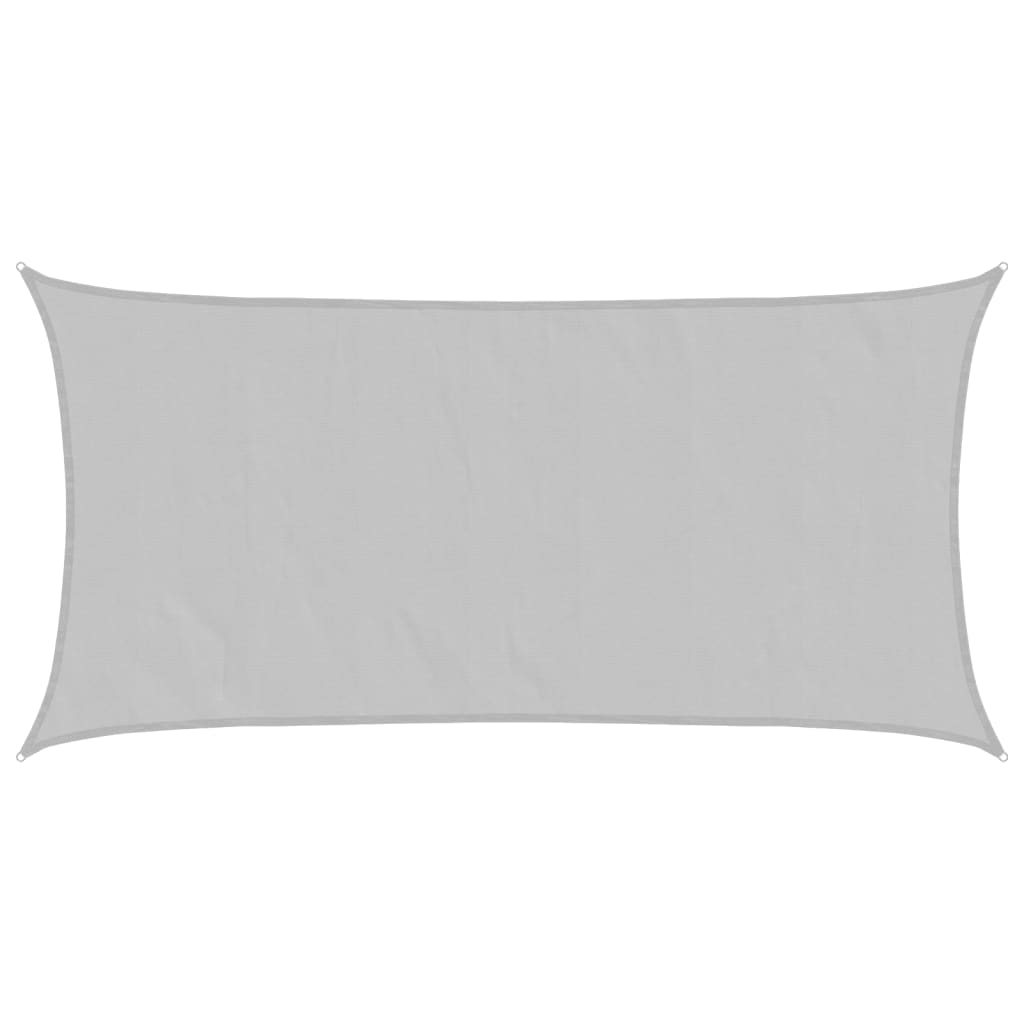 Vela Parasole Grigio Chiaro 5x2,5 m 100% Poliestere Oxford