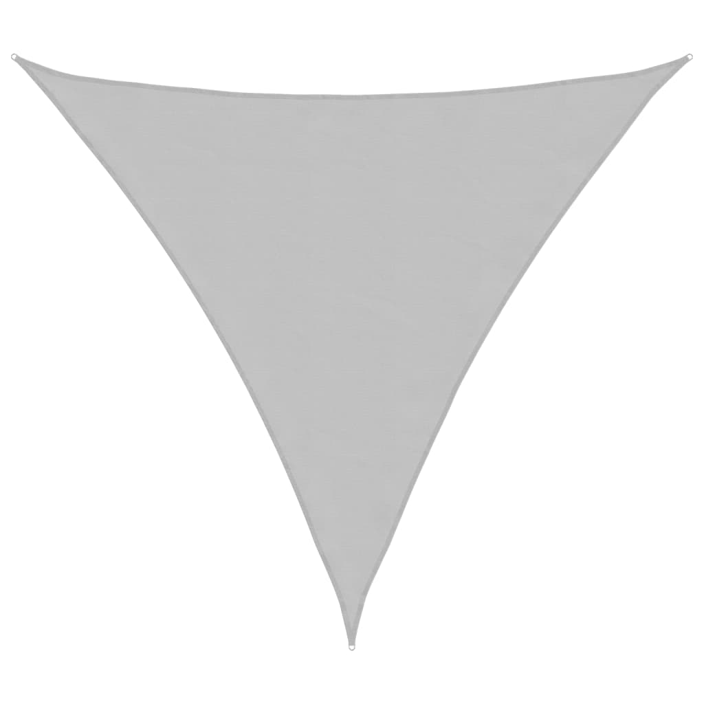 Vela Parasole Grigio Chiaro 5x5x5 m 100% Poliestere Oxford