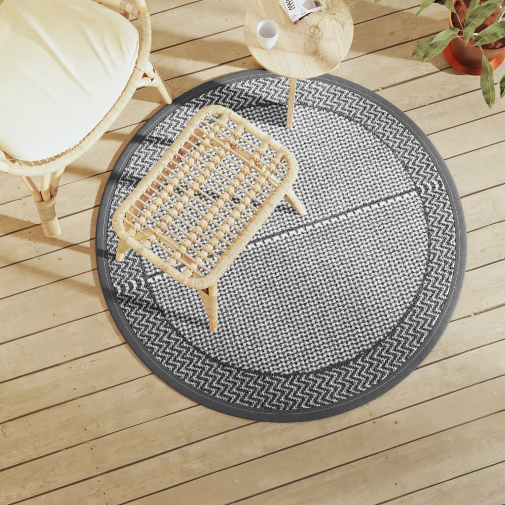 Tappeto da Esterno ARAKIL Grigio ÃƒËœ120 cm in PP