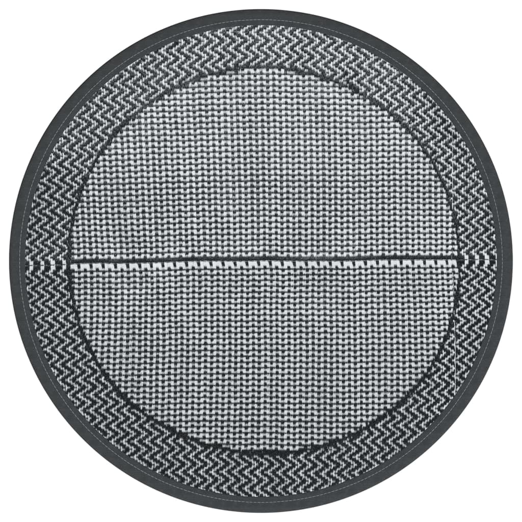 Tappeto da Esterno ARAKIL Grigio Ã˜160 cm in PP