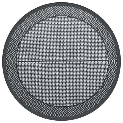 Tappeto da Esterno ARAKIL Grigio Ã˜160 cm in PP